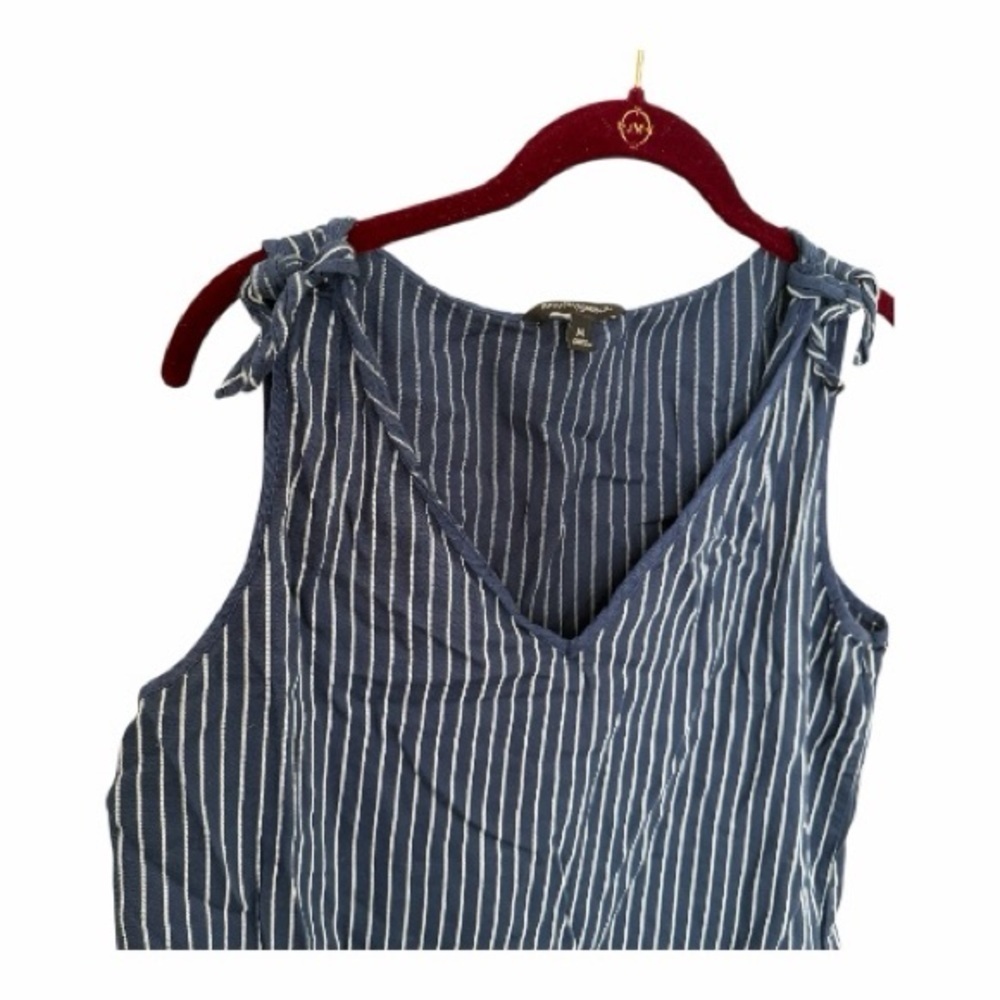 Banana Republic Blue and White Striped Blouse - Picture 5 of 6